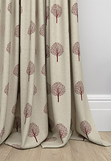 Emily Bond Yew Tree, Mulberry - Made to Measure Curtains
